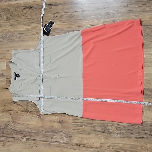 Alfani Sleeveless Color Block Dress - Picture 6 of 9